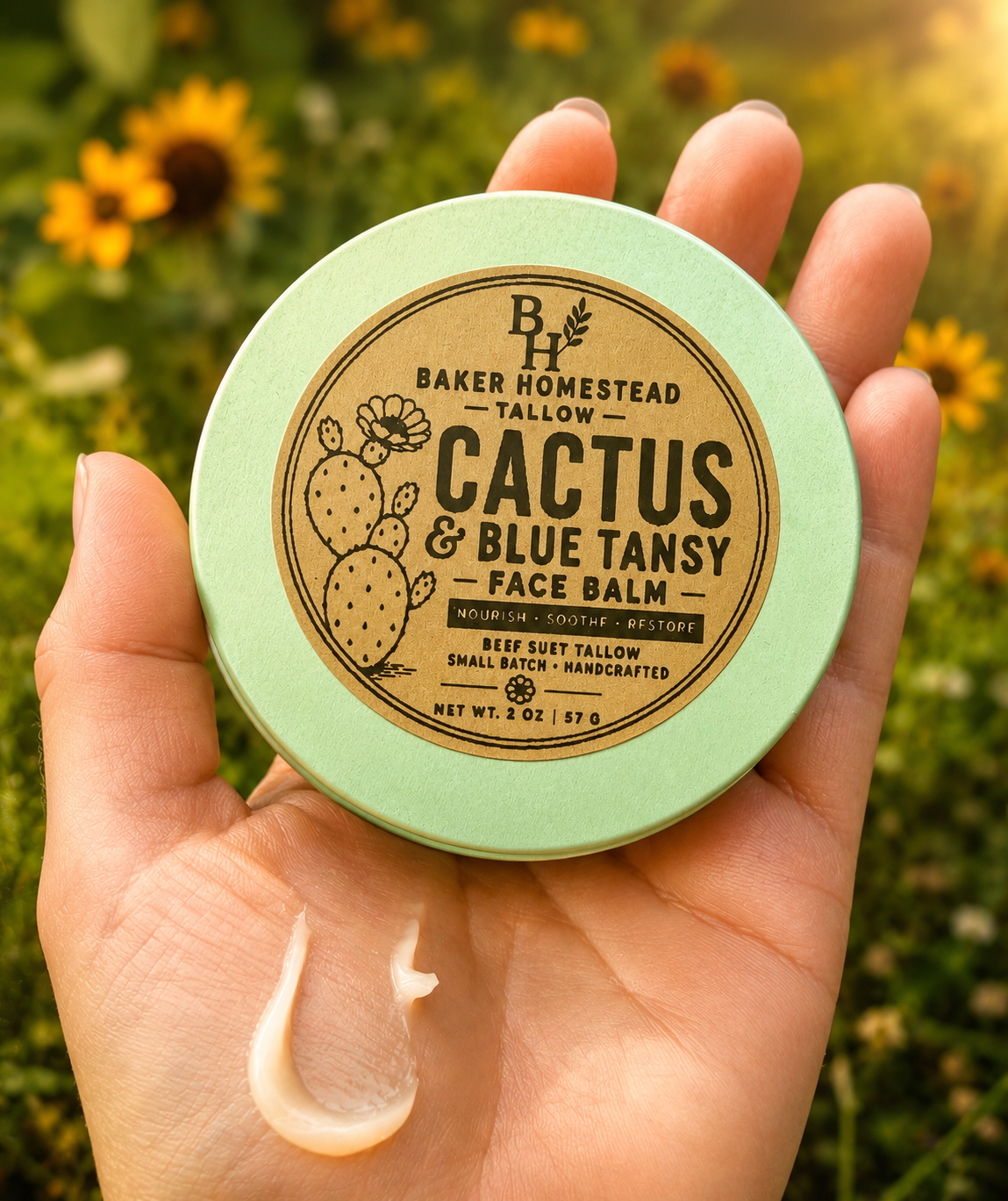 Cactus & Blue Tansy Face Balm