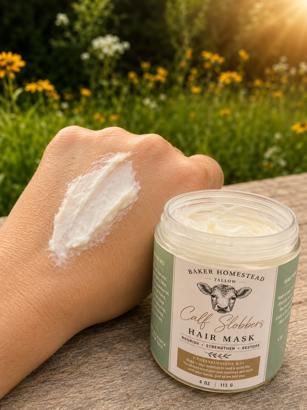 Calf Slobbers Tallow Hair Mask