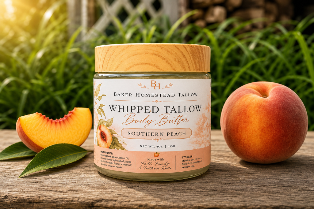 Whipped Tallow Body Butter - Southern Peach