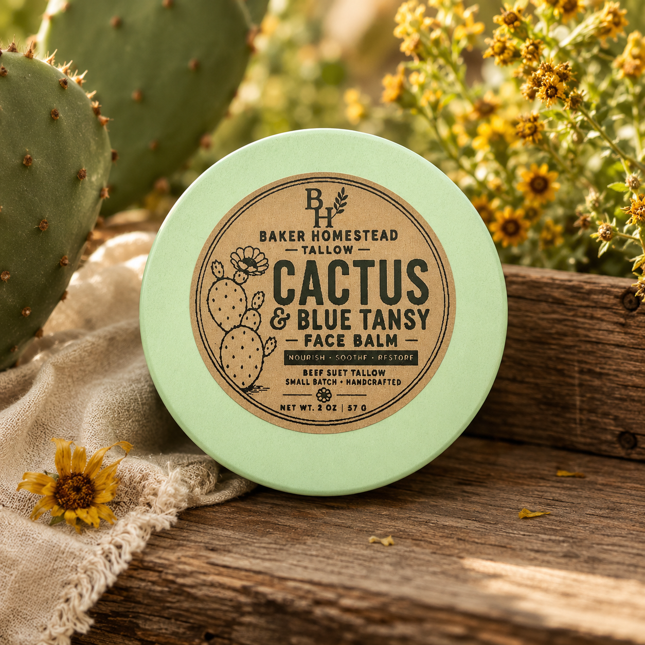 Cactus & Blue Tansy Face Balm