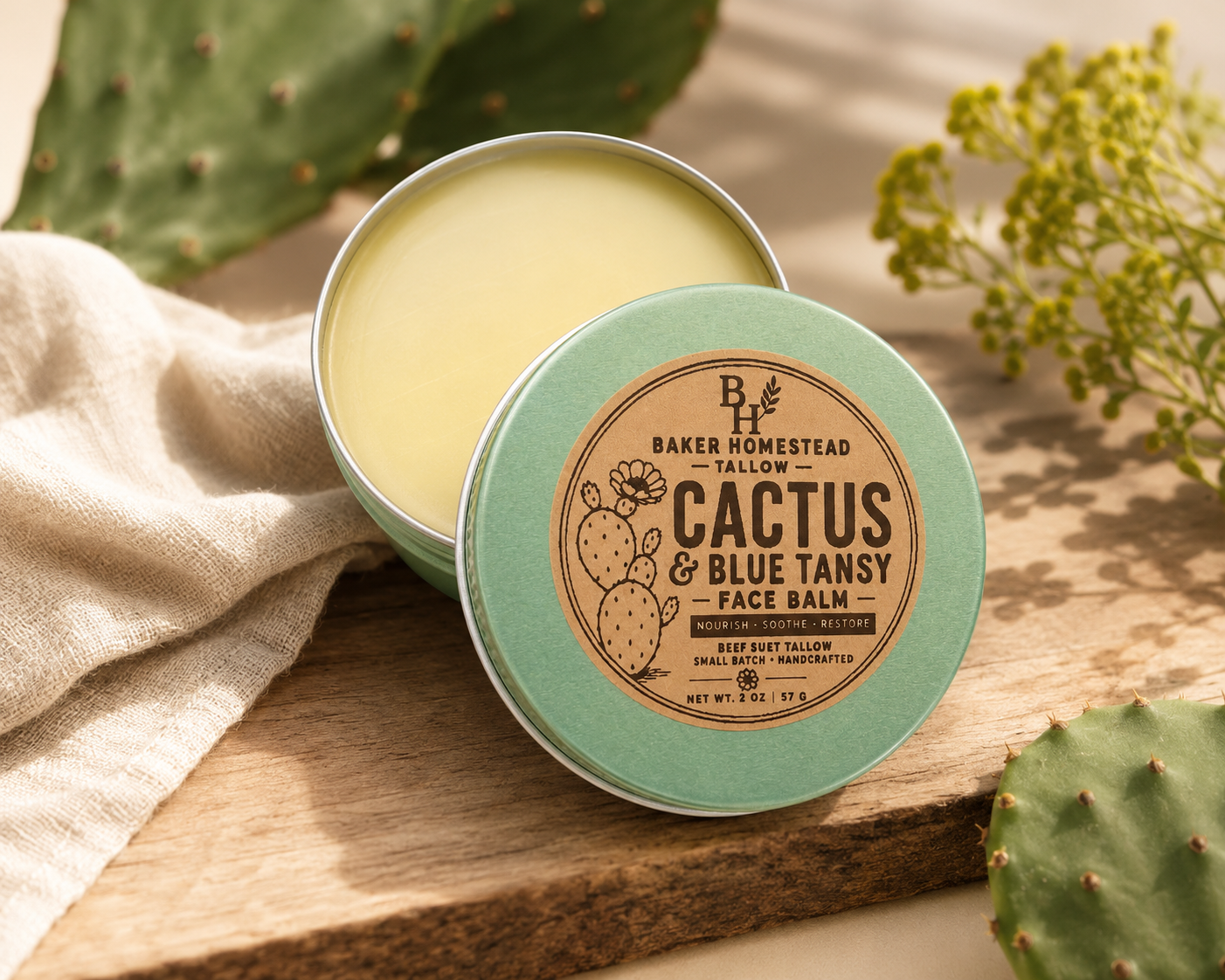 Cactus & Blue Tansy Face Balm